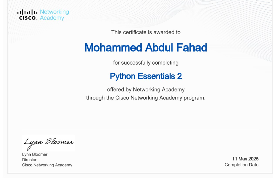 Data Analytics Certificate